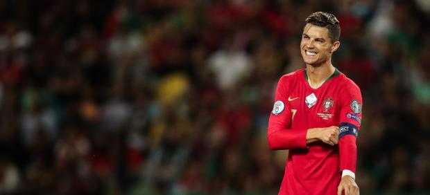Cristiano Ronaldo, en el Portugal - Luxemburgo
