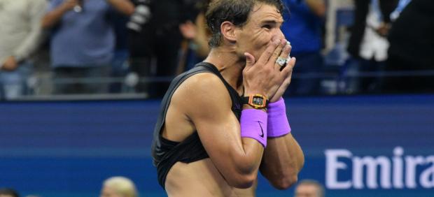 Rafa Nadal tras ganar el US Open 2019