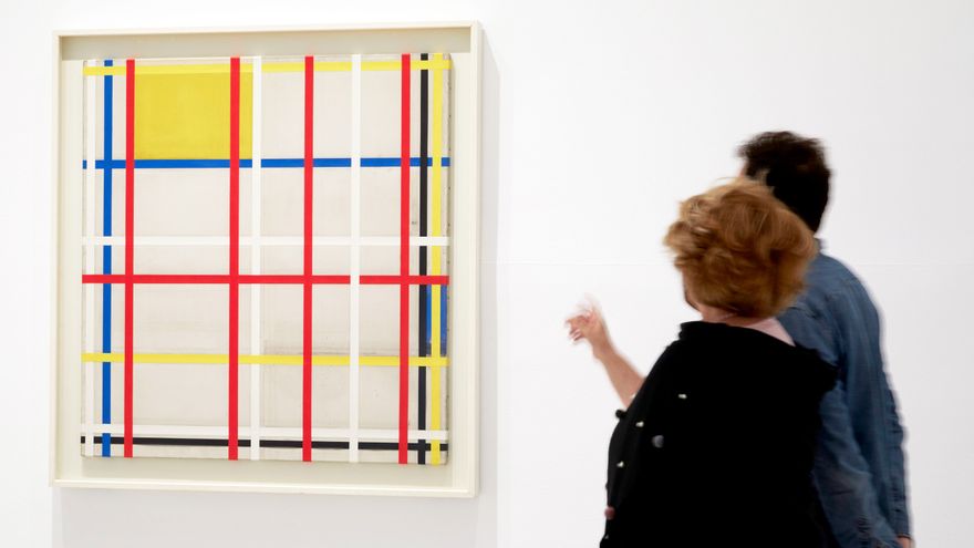 Cuadros que suenan a jazz: Mondrian en el Reina Sofía más allá de líneas y colores