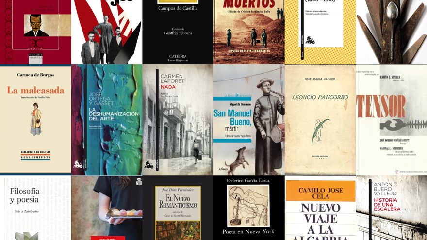 55 libros clave, la mayoría novelas escritas por hombres, que explican la sociedad española del siglo XX