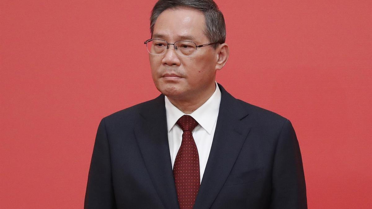 Li Qiang, durante el Congreso del Partido Comunista Chino en el que fue nombrado miembro del Politburó.