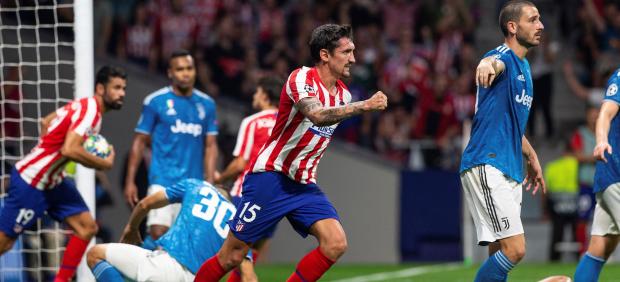 Savic en el Atlético-Juventus