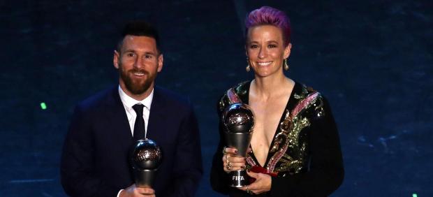 Messi y Rapinoe, los mejores