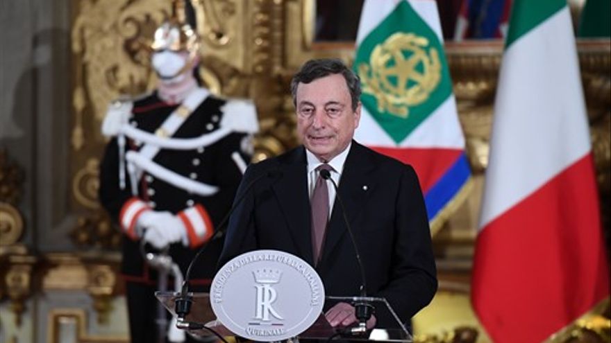 Draghi anuncia el nuevo Gobierno de Italia: 15 políticos y ocho técnicos, entre ellos Justicia, Economía e Interior