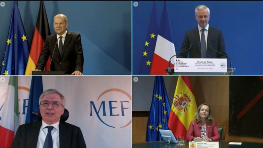 España, Alemania, Italia y Francia piden a Bruselas que apruebe los planes de reforma 