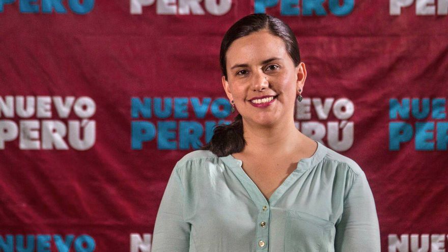 Verónika Mendoza, líder de la izquierda peruana: 