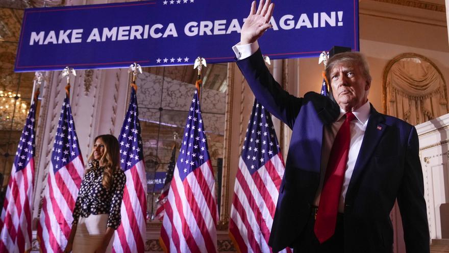 Trump anuncia su candidatura para 2024 entre batallas legales y críticas de sus colegas republicanos
