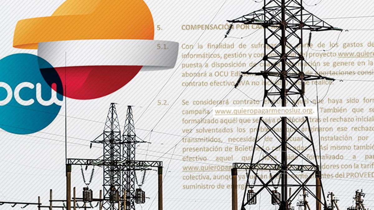 La OCU congela sus compras colectivas de luz tras cobrar de Repsol una comisión de 15 euros por cliente