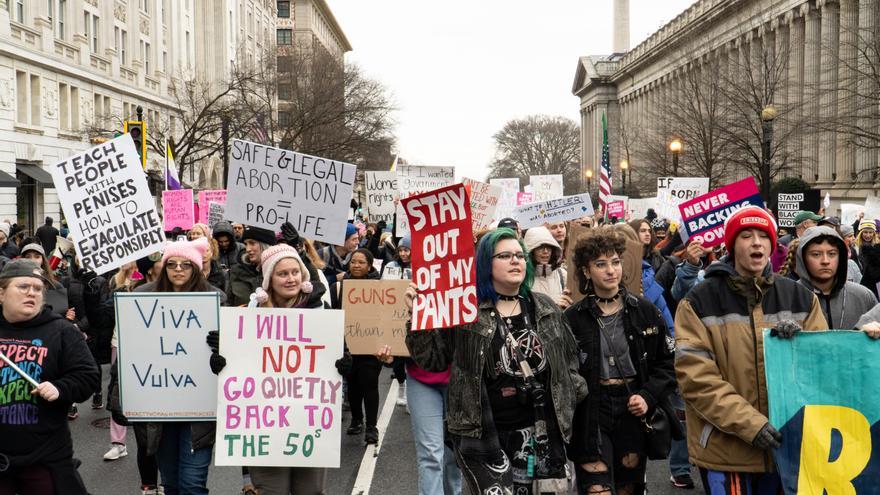 La batalla por el derecho al aborto vuelve a las calles de EEUU: 