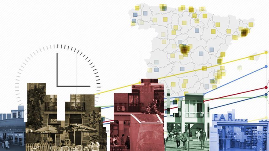 El mapa de la ciudad de los 15 minutos en España: el 90% de los hogares tiene cerca colegios y hospitales, pero seguimos lejos del trabajo