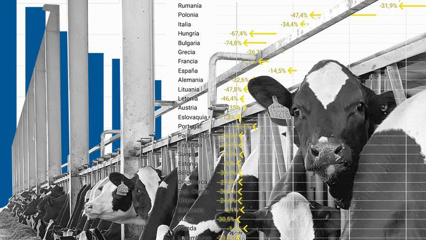 El ocaso del campo europeo: el 40% de las explotaciones agrícolas han desaparecido en 15 años