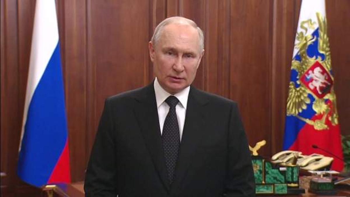 Putin, en un discurso televisado este sábado