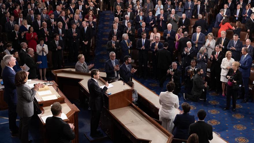 Washington ovaciona al presidente de Israel ante el rechazo del bloque de izquierda: 