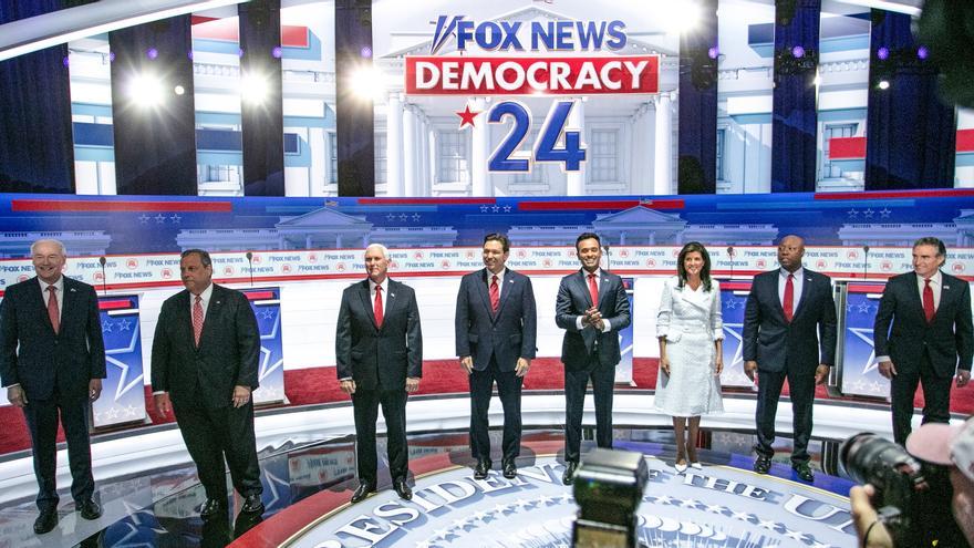 El debate de las primarias republicanos: Trump no va, pero sus “rivales” le defienden