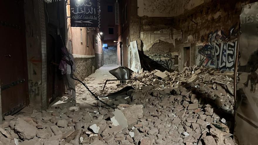 Al menos 820 muertos y más de 670 heridos por un terremoto en Marruecos