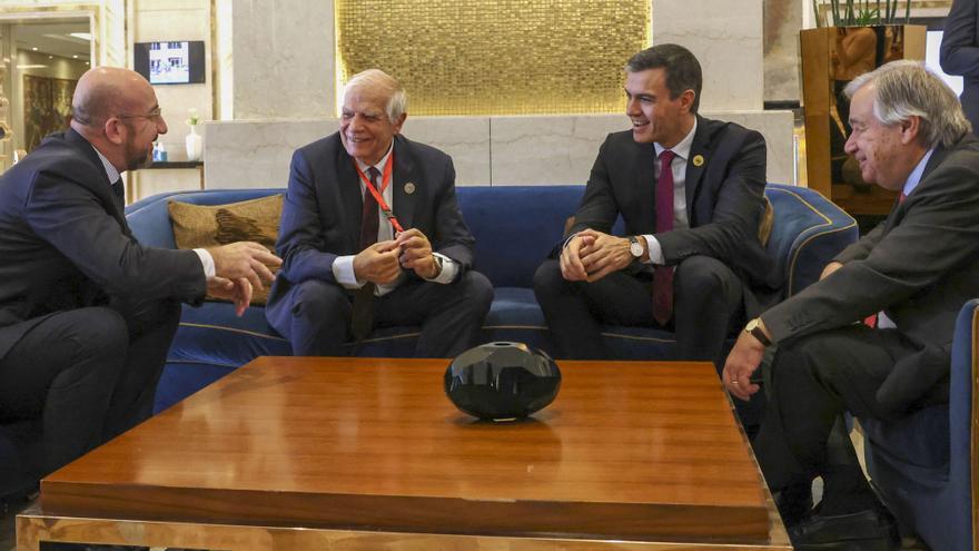 Sánchez se suma al llamamiento del secretario general de la ONU para un alto el fuego humanitario entre Israel y Hamás