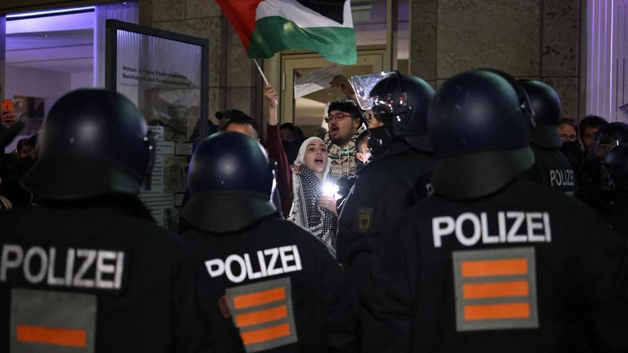 Tensión en Alemania por el veto a las marchas de apoyo a Palestina: 