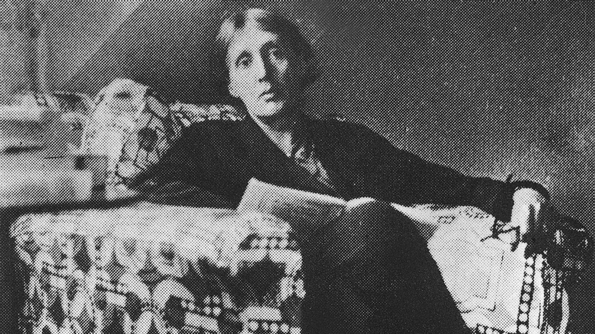 Retrato de la escritora británica Virginia Woolf