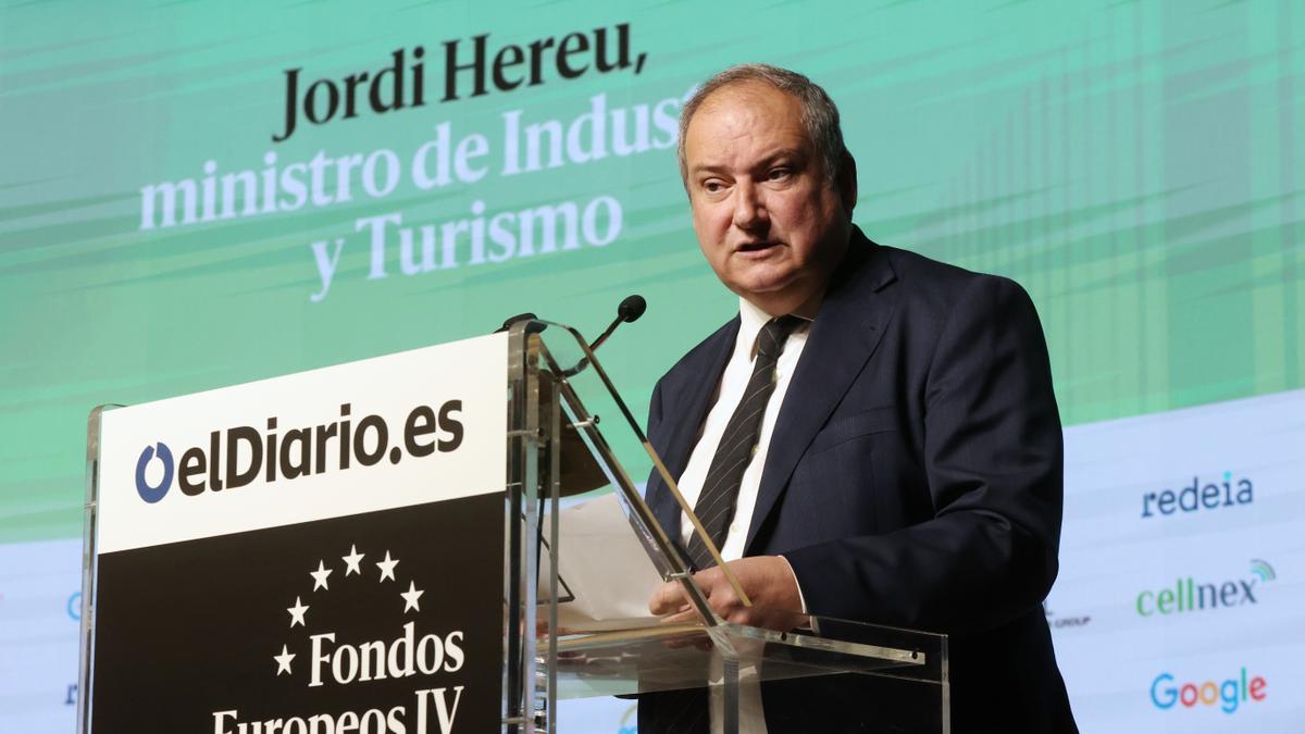 El ministro de Industria Jordi Hereu