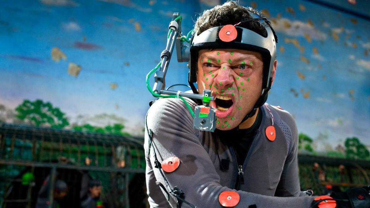 Andy Serkis interpretando a César