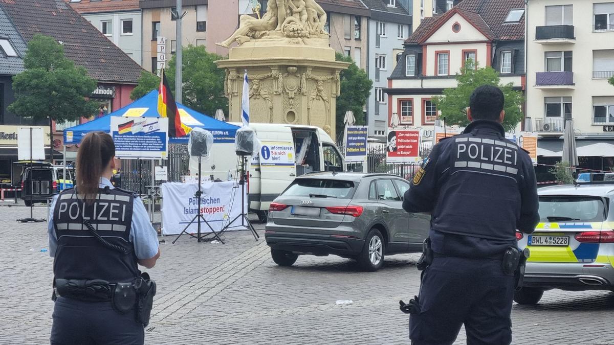 Varios heridos en un ataque con cuchillo en la ciudad alemana de Mannheim