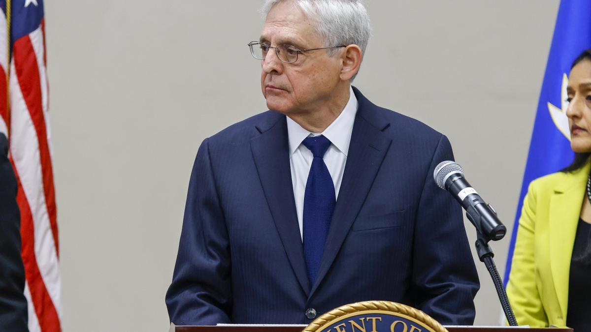 Foto de archivo del fiscal general estadounidense, Merrick B. Garland. EFE/EPA/Adam Davis