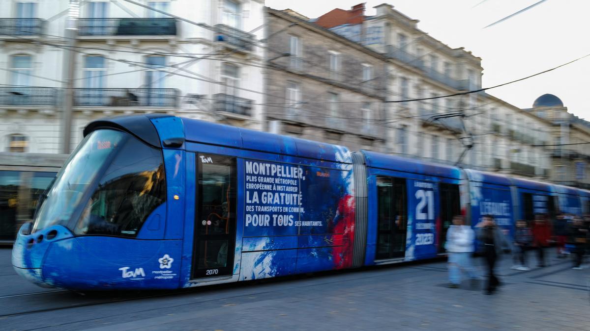 Montpellier, laboratorio a gran escala del transporte público gratuito