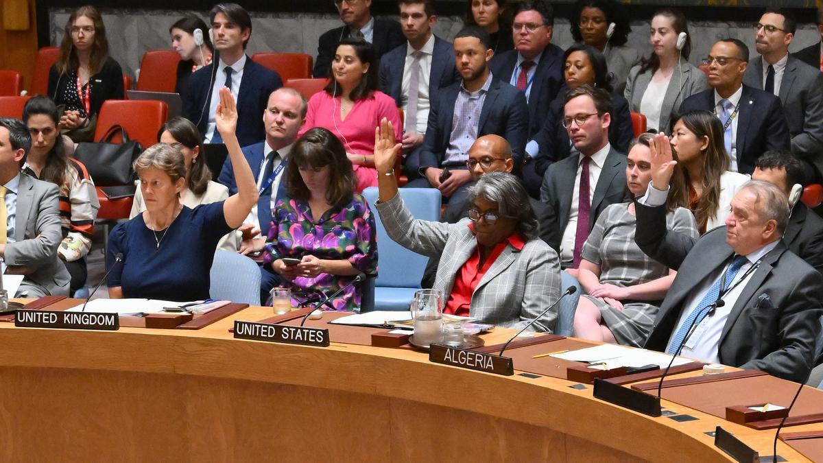 El Consejo de Seguridad de la ONU aprueba la resolución de alto el fuego en Gaza presentada por Estados Unidos