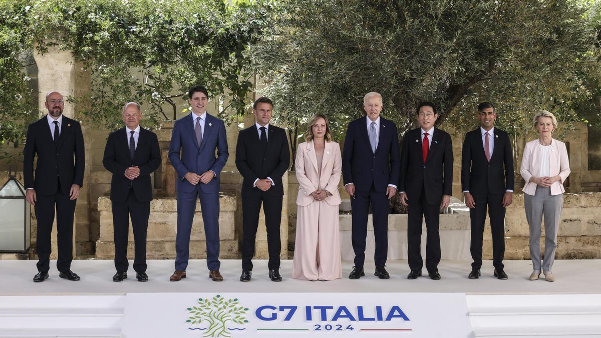 Los líderes del G7 se reúnen en Borgo Egnazia, el lujoso resort de Apulia convertido en fortaleza donde Meloni se atrinchera contra el aborto