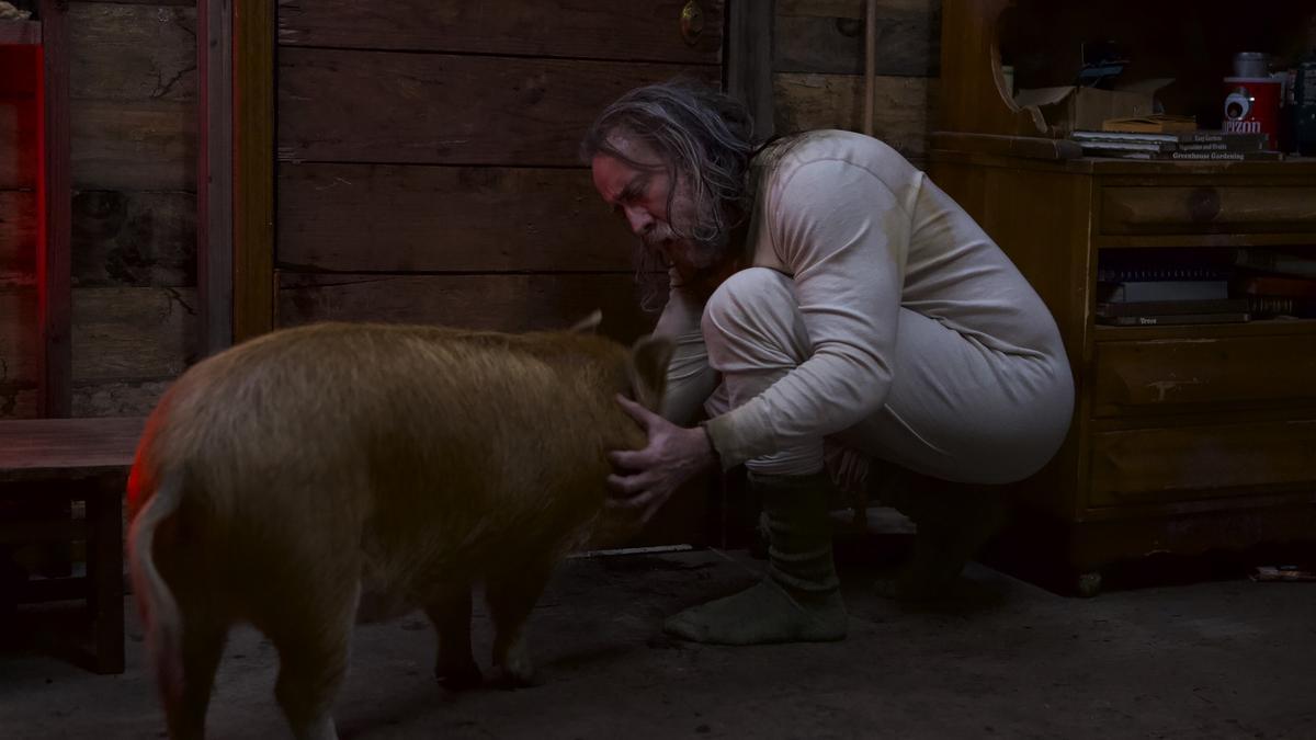 Fotograma de 'Pig' con Nicolas Cage