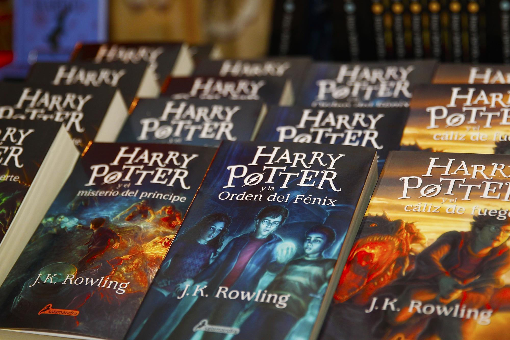 Algunos libros de la saga de 'Harry Potter'