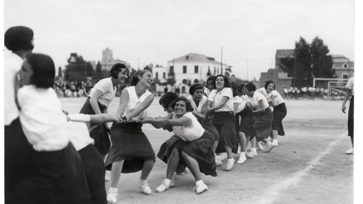 Fiesta atlética celebrada en la Residencia en 1932