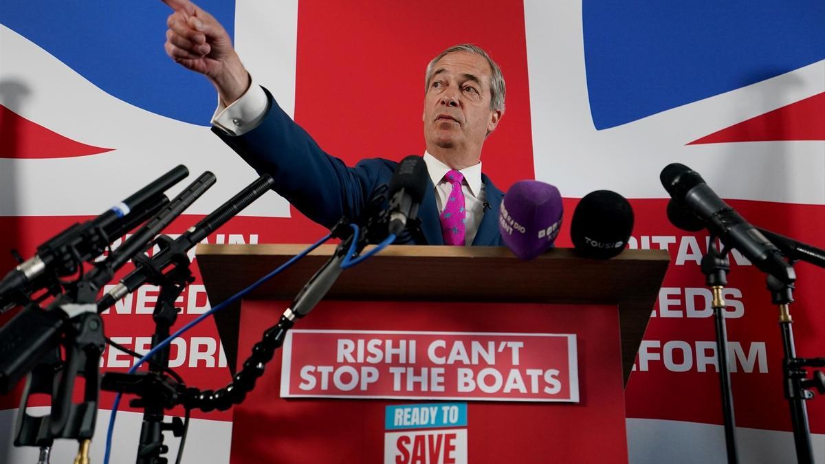 El impulsor del Brexit, Nigel Farage, anuncia que se presenta a las elecciones en Reino Unido