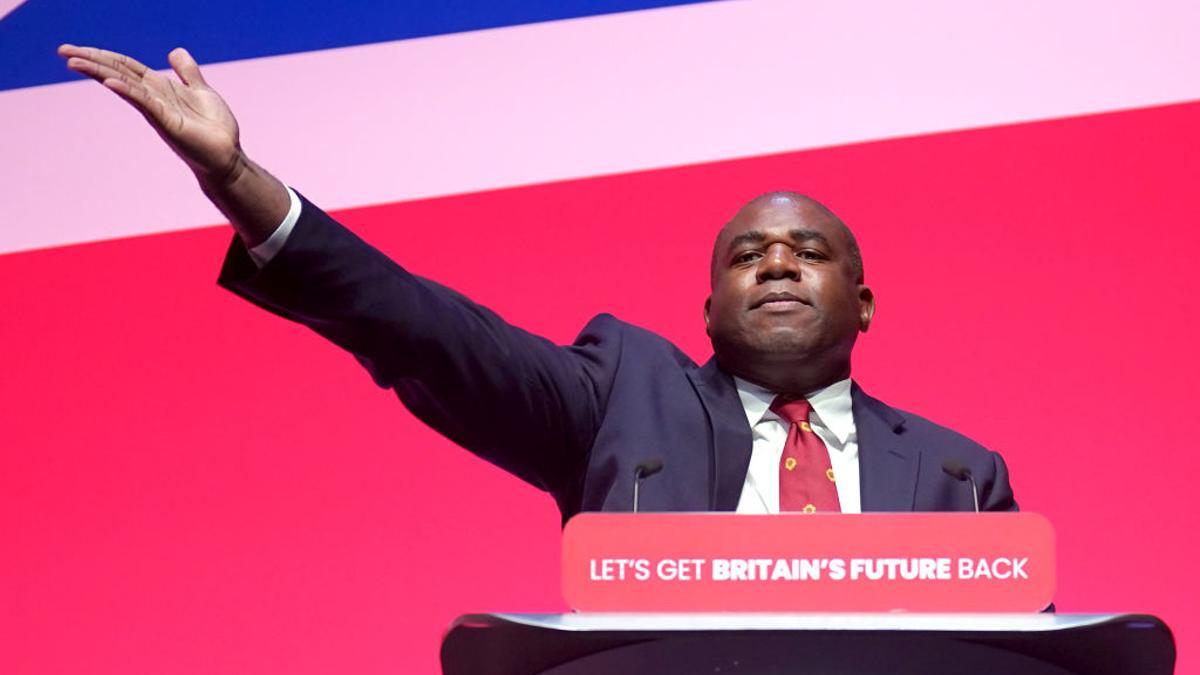 David Lammy durante el congreso del Partido Laborista en Liverpool, en diciembre de 2023.