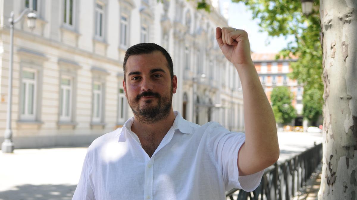 Maxime da Silva, candidato del Frente Popular francés: 