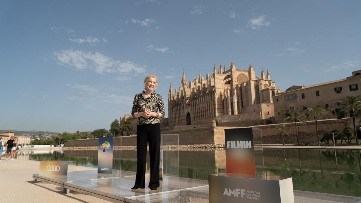 Liv Ullmann en el photocall del Atlàntida Mallorca Film Fest