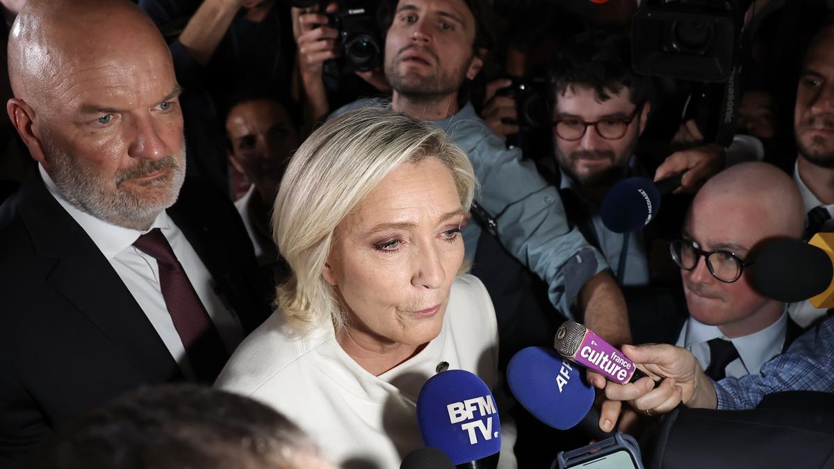 Le Pen asume su derrota en las elecciones legislativas en Francia: 