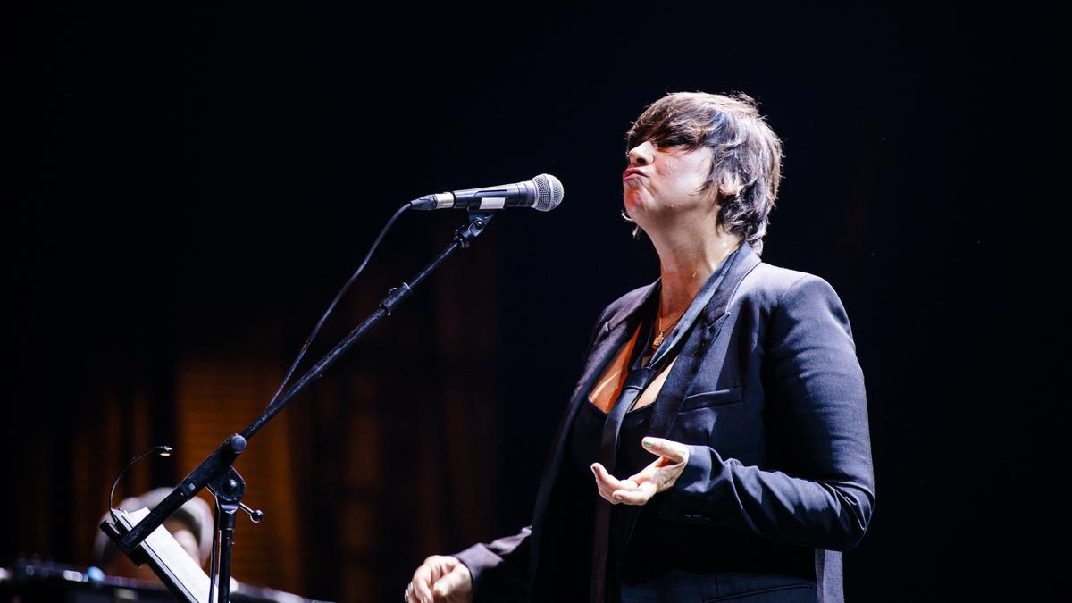 Cat Power, que no permitió hacer fotografías en Barcelona, en un concierto en Sao Paulo, Brazil