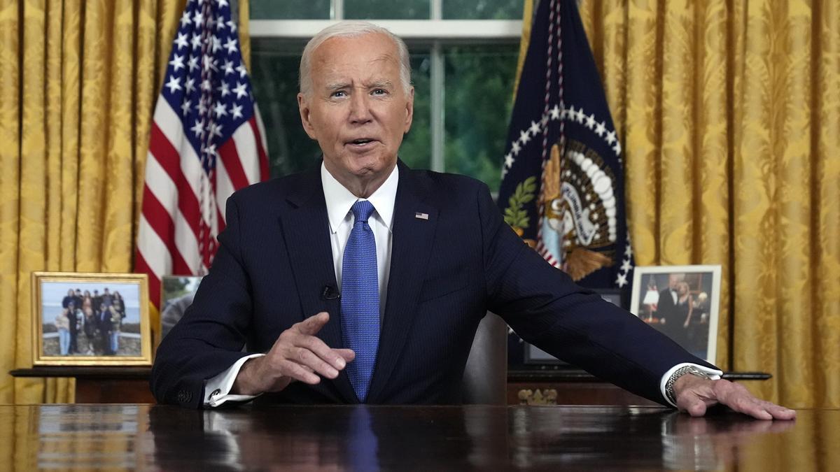 Biden explica su renuncia: “Defender la democracia es más importante que cualquier cargo”