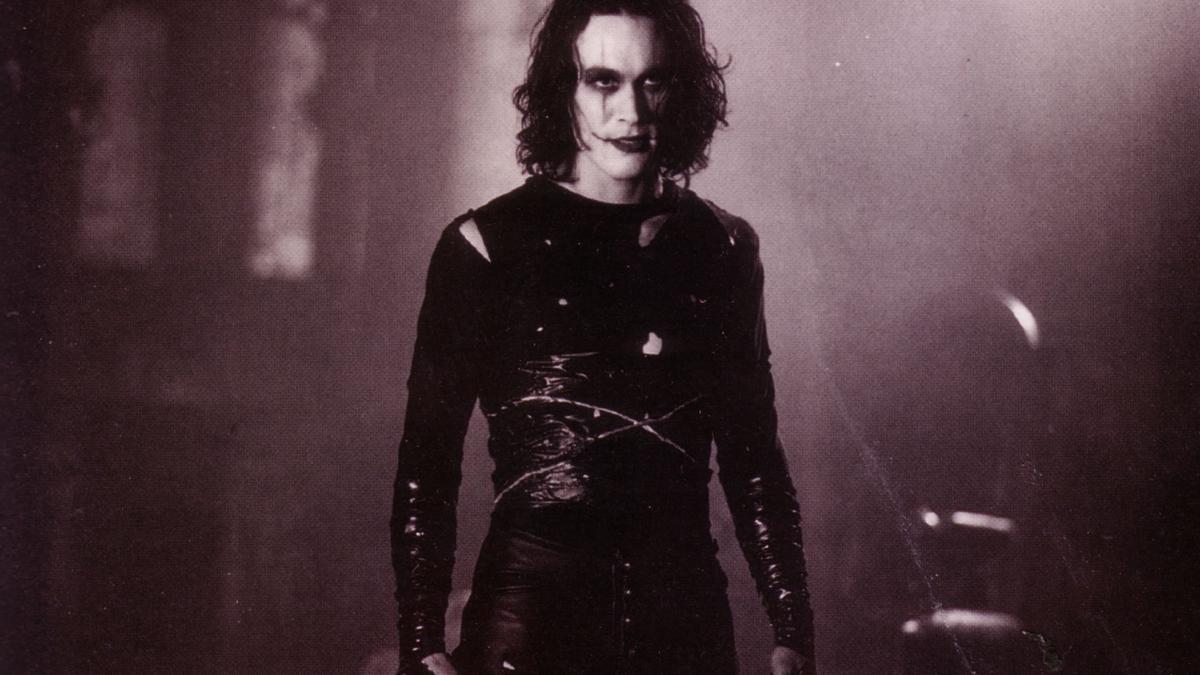 Brandon Lee como el Cuervo original