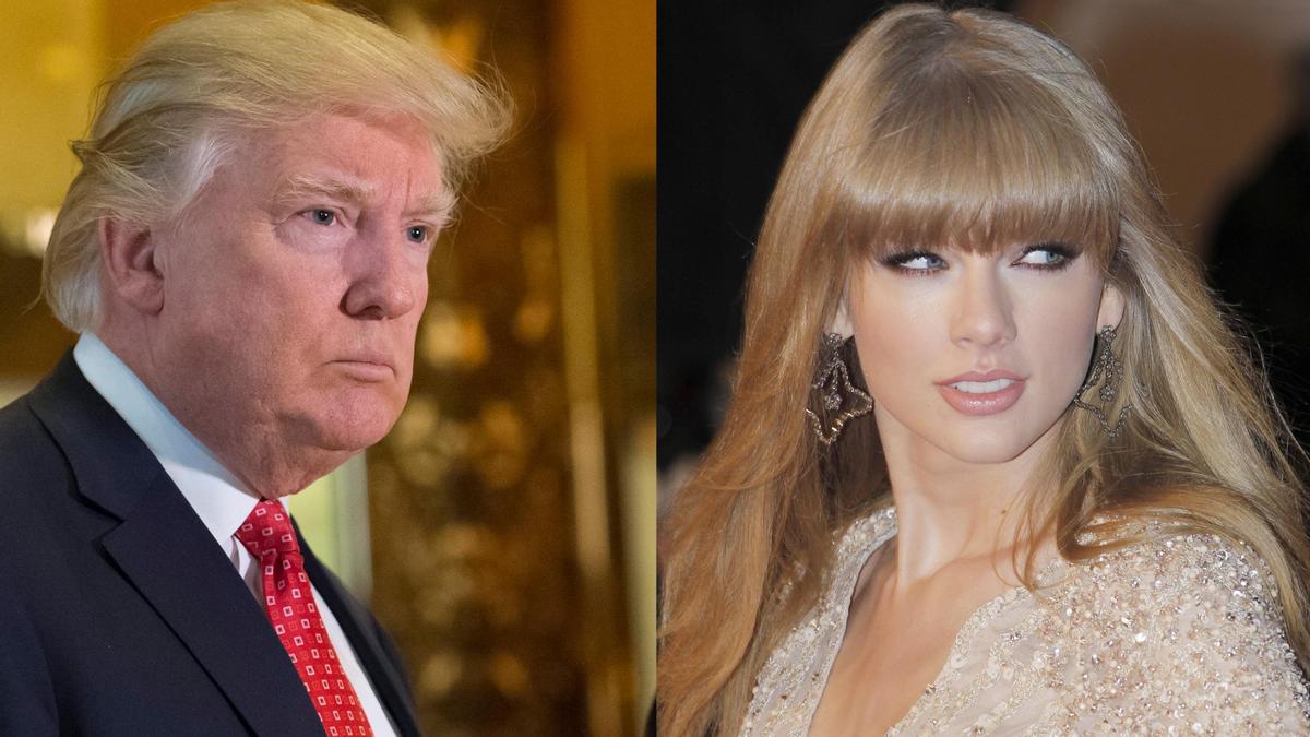 Trump comparte imágenes falsas con las que pretende demostrar que Taylor Swift y sus fans le respaldan