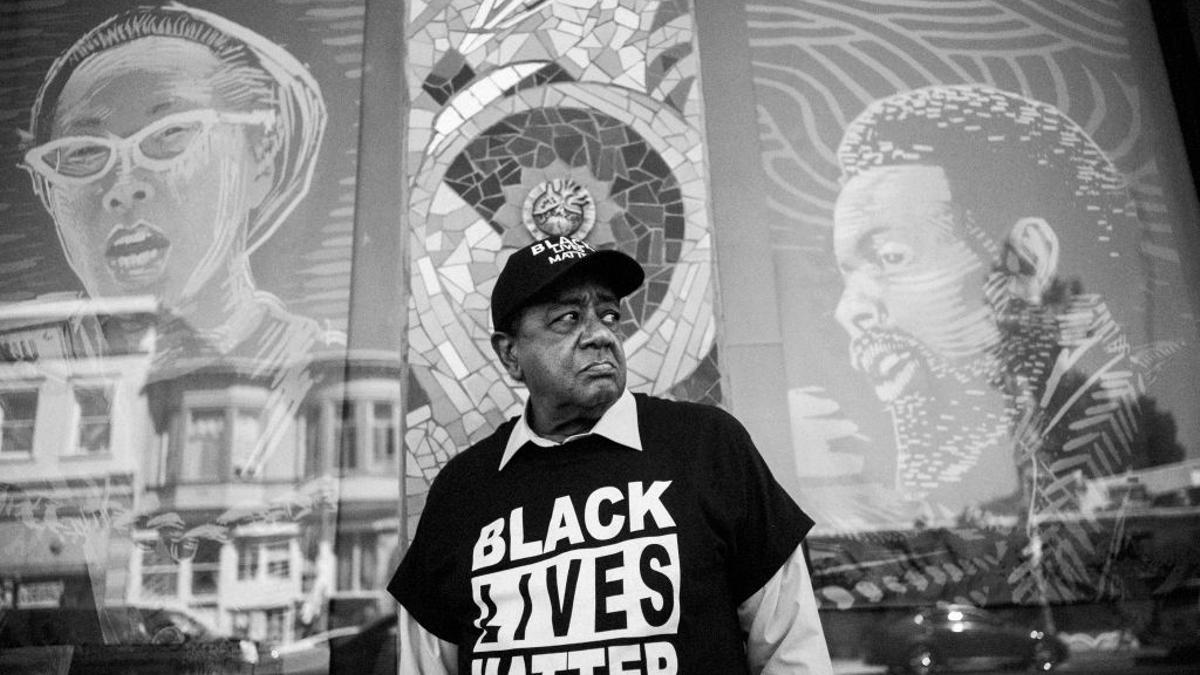 Bobby Seale en Oakland, California, el 13 de julio de 2020.