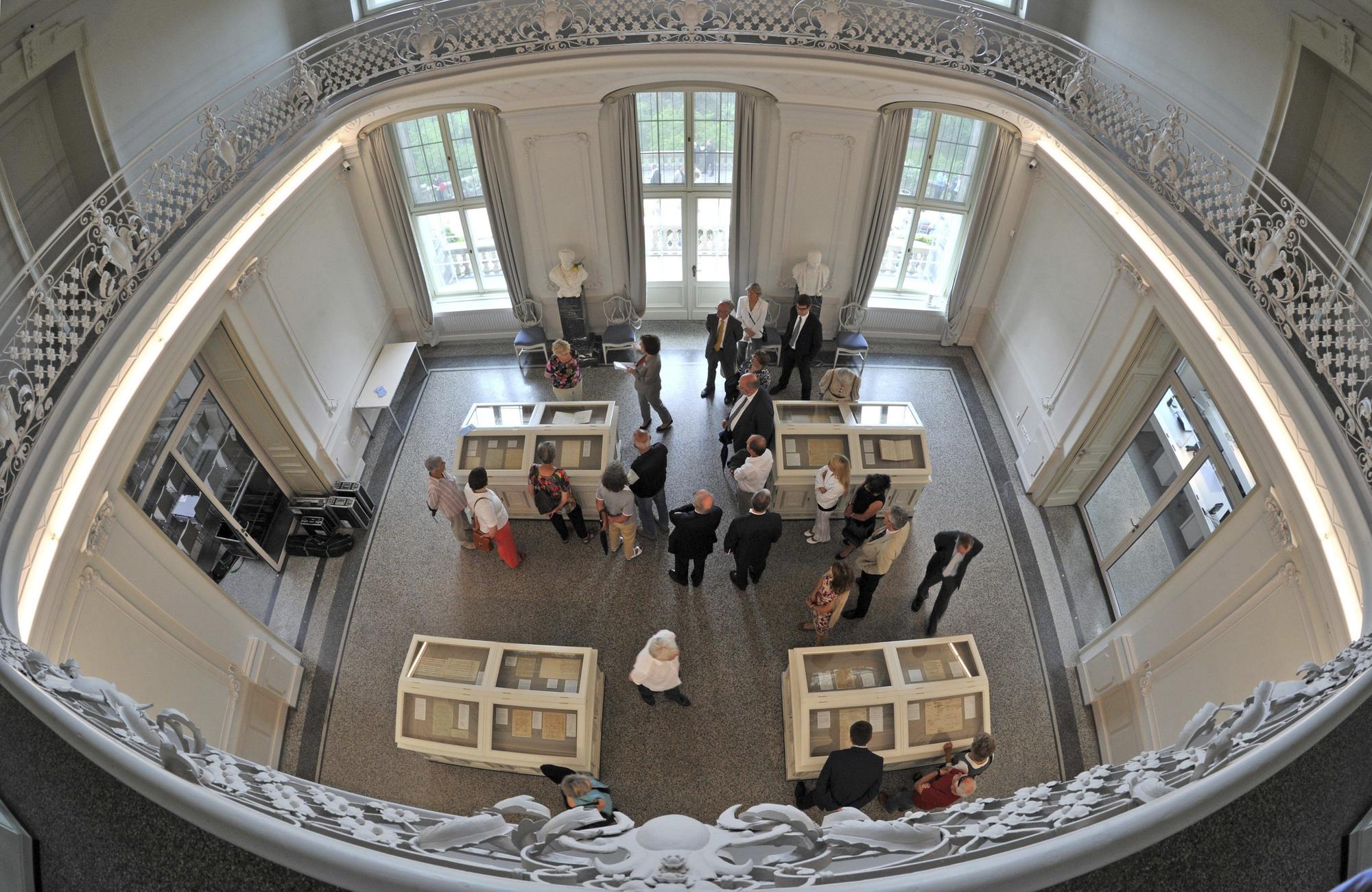 Interior del edificio que alberga el Archivo de Goethe y Schiller