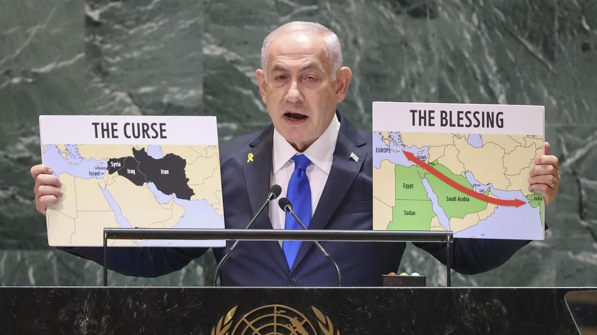 Netanyahu en la ONU y ante el plantón de decenas de países: 