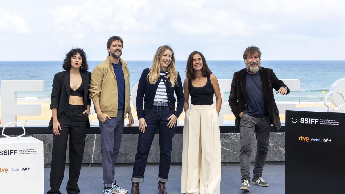 Presentación de "Los destellos" en el 72 Festival de Cine de San Sebastián