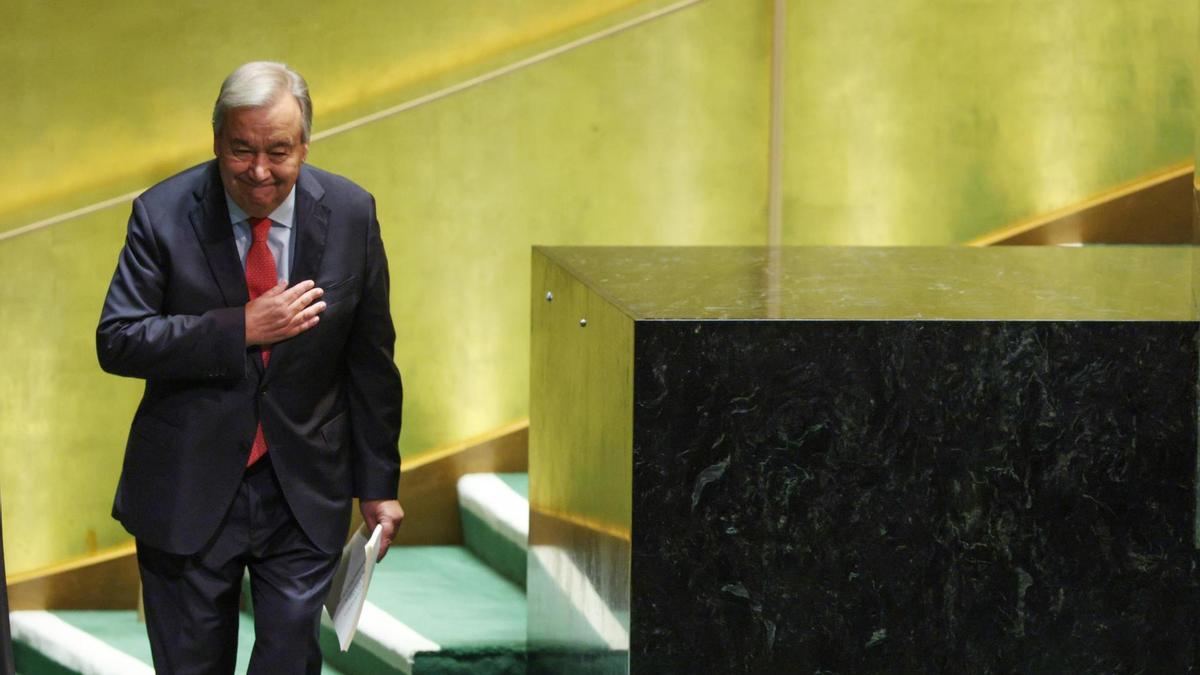 António Guterres, en la Asamblea General de la ONU: 