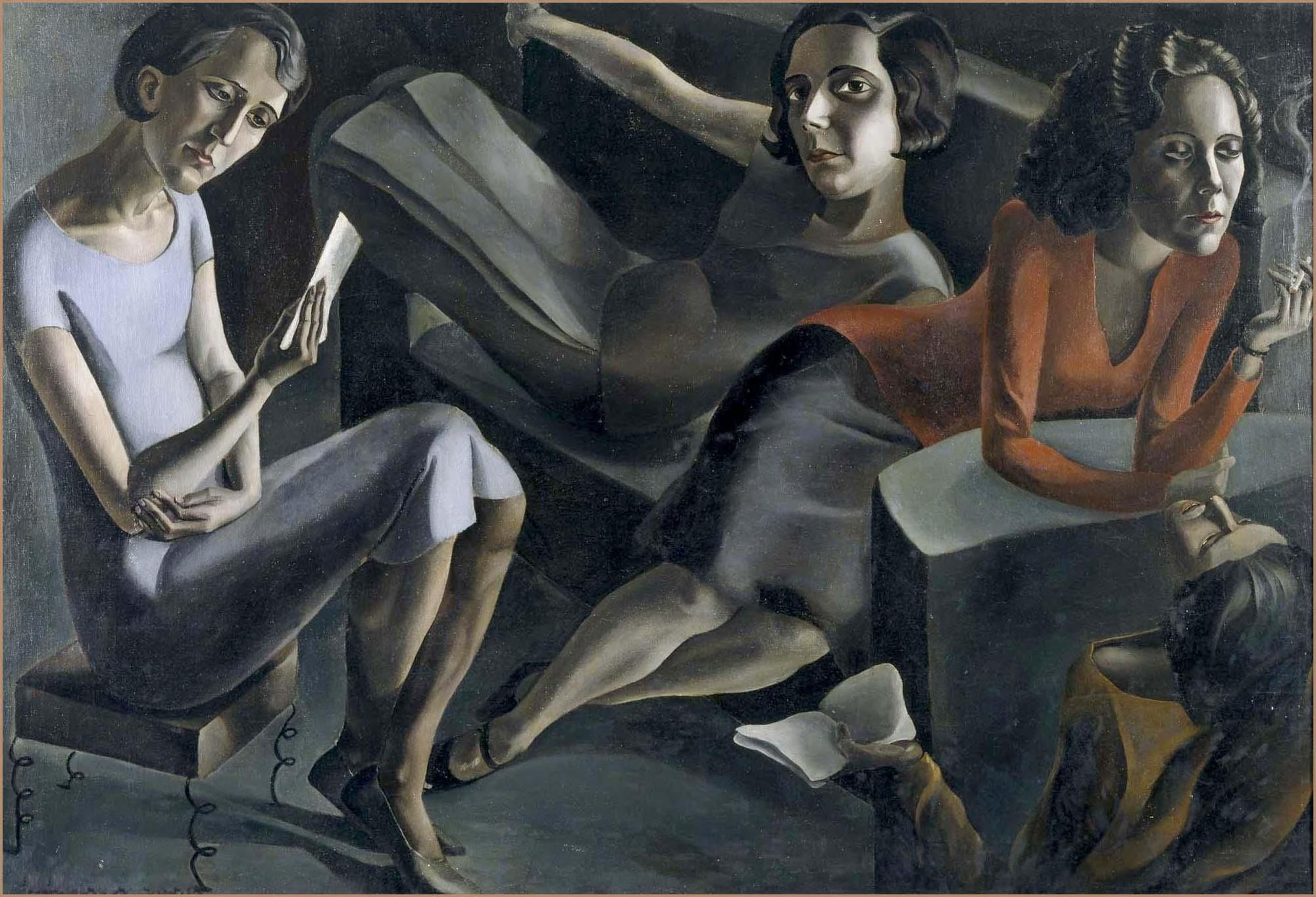 'Tertulia' (1929) de Ángeles Santos