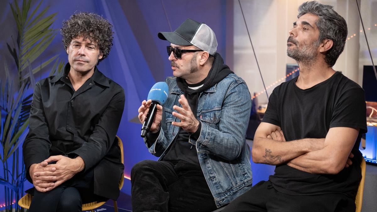 César Verdú, Luis Rodríguez y Eduardo Baos, músicos de León Benavente