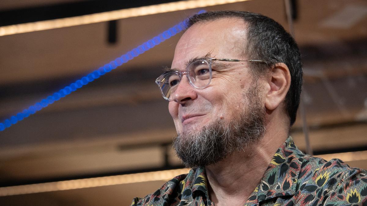 Mauro Entrialgo, durante la entrevista en la redacción de elDiario.es