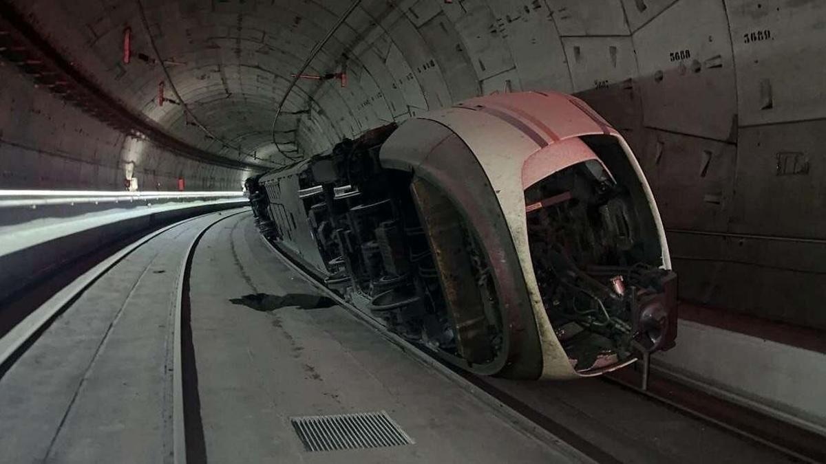 El tren descarrilado entre Chamartín y Atocha: cuatro kilómetros de deriva 